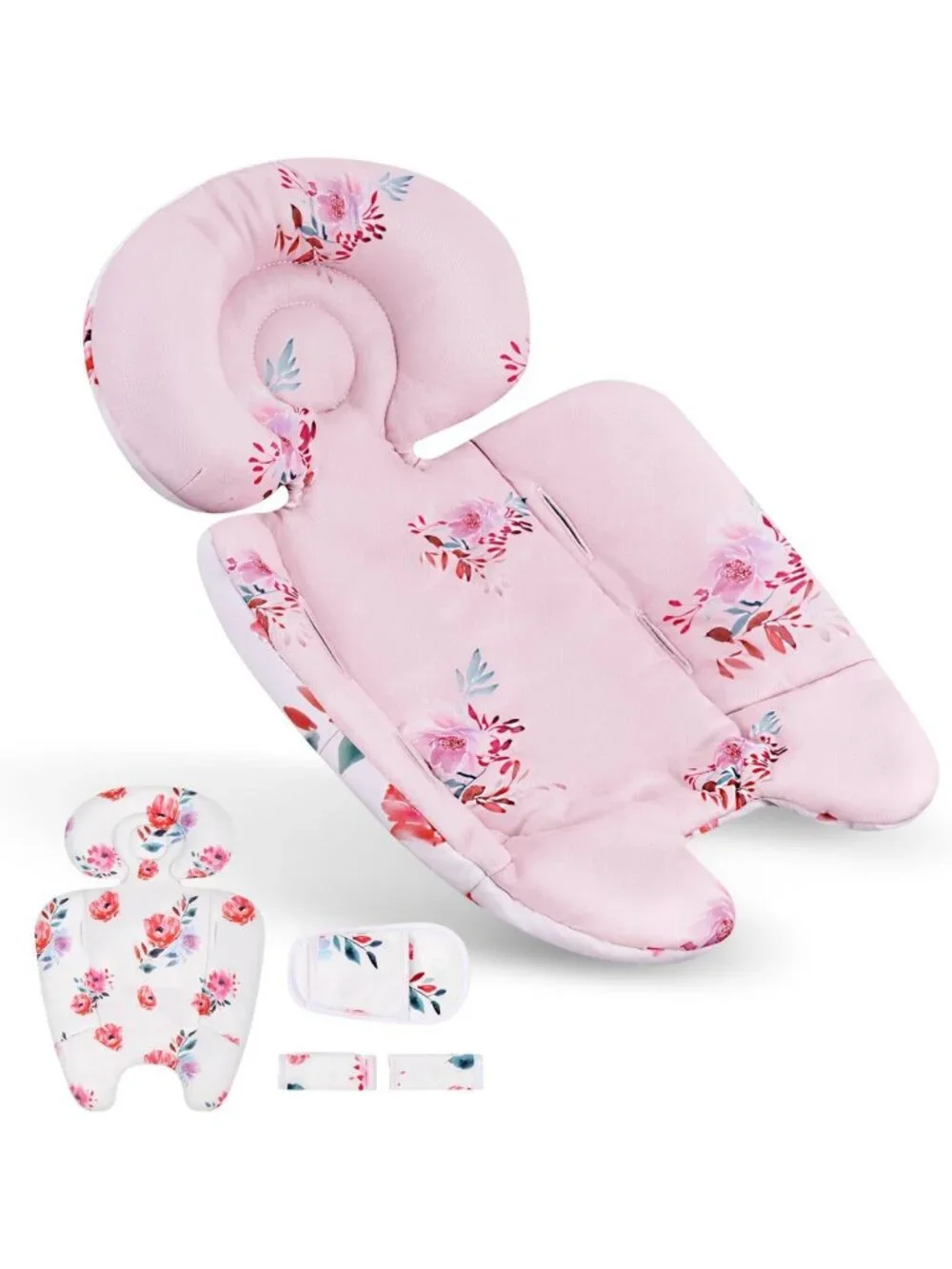 Infant Swing Insert - Head & Body Support Cushion, Reversible, Soft Fabric